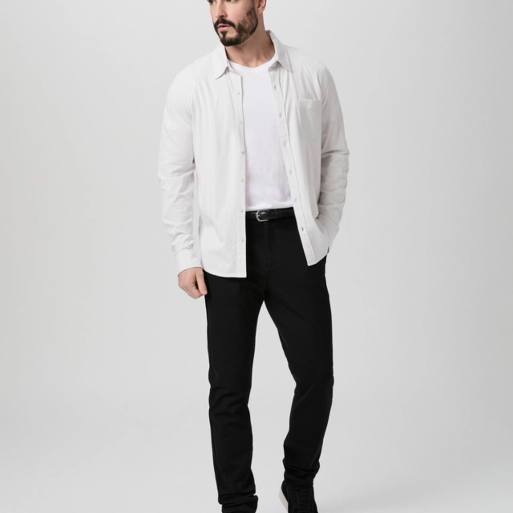 PAIGE Black Trousers - Ankle Cropped